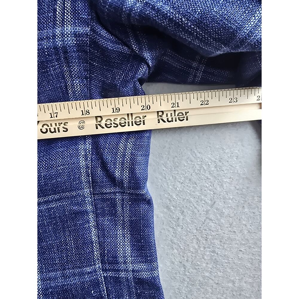Peter Millar Collection Wool Silk Linen Sport Coat Blazer 40R Unlined Windowpane - Picture 13 of 14